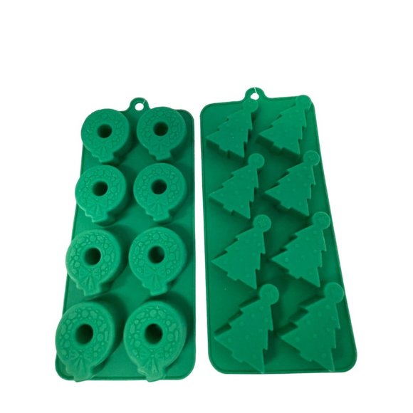 CHRISTMAS TREE Silicone Candy Mold/ Bakeware Silicone MoldFlexible Silicone - Picture 1 of 5